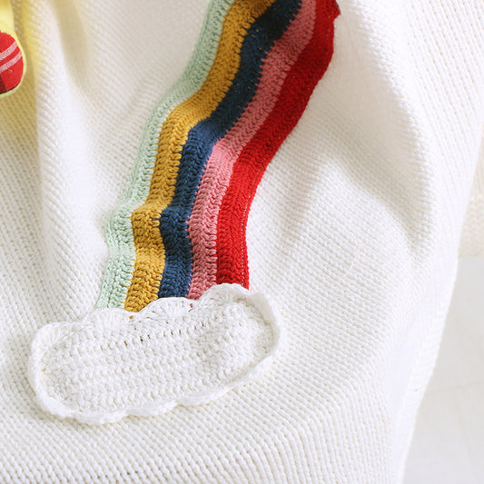 Pure Cotton Kids Blanket Soft and Warm Throw Blanket 110 x 130 CM