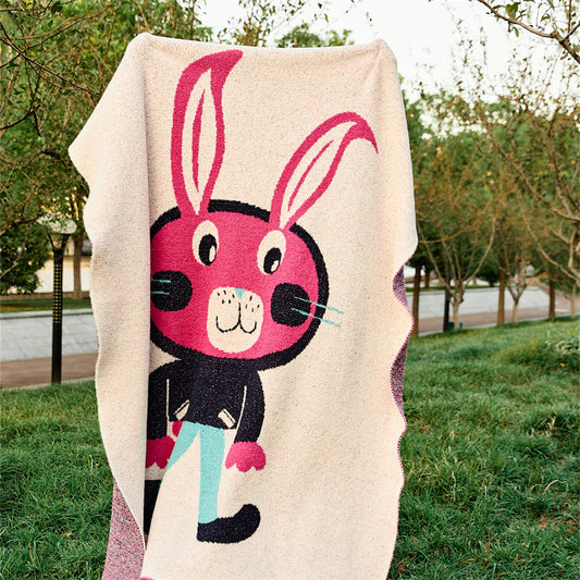 Half Fleece Kids Blanket Soft and Warm Throw Blanket 130 x 160 CM