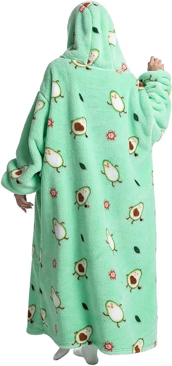 Extra Long Wearable Blanket Hoodie 140 cm