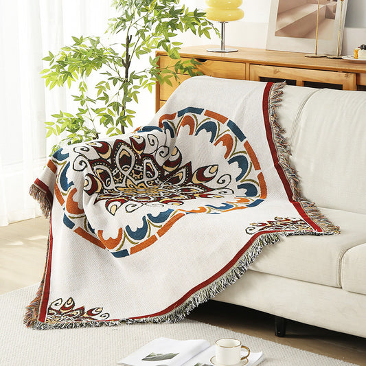 Double Sided Throw Sofa Blanket & Picnic Towel