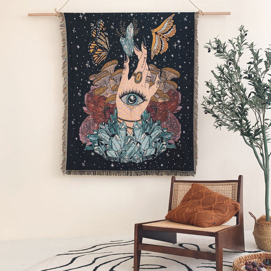 Boho Woven Throw Blanket Picnic Blanket Sofa Covers 130 x 160 CM