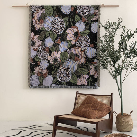 Boho Woven Throw Blanket Picnic Blanket Couch Throws 130 x 160 CM