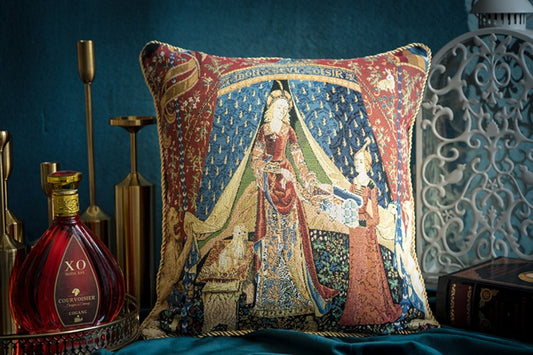 Lady And Unicorn - Cushion Cover Art 45CM*45CM