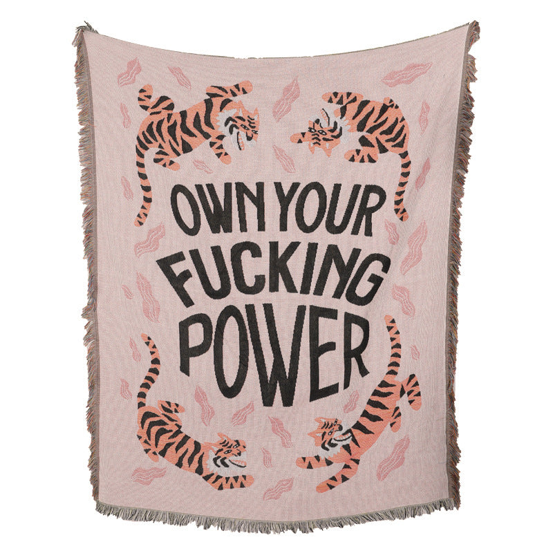 Boho Woven Throw Blanket Picnic Blanket Sofa Covers 130 x 160 CM