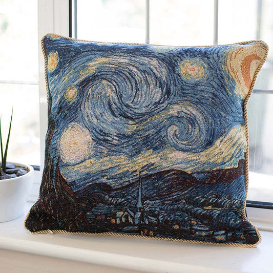 The Starry night by Vincent Van Gogh Throw Pillowcase 45 X 45 CM