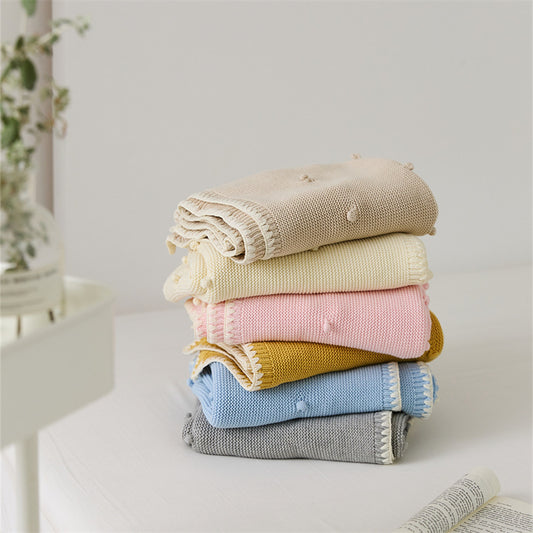 Pure Cotton Kids Blanket Soft and Warm Throw Blanket 76 x 102 CM