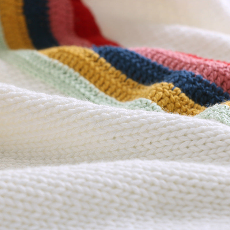 Pure Cotton Kids Blanket Soft and Warm Throw Blanket 110 x 130 CM