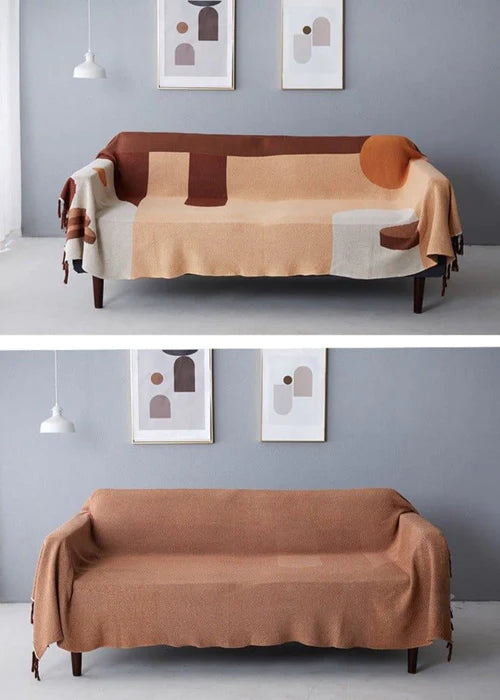 Geometric Throw Sofa Blanket & Picnic Towel