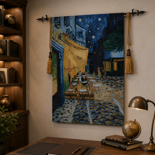 The Café Terrace at Night-Tapestry Wall Hanging Wall Arts 100X 138 CM