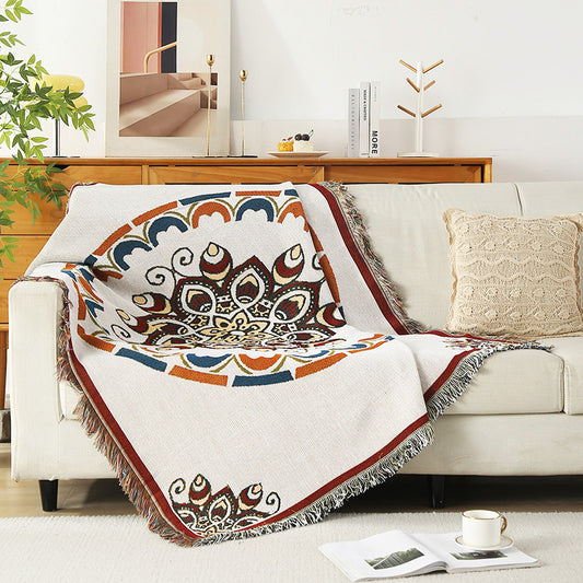Double Sided Throw Sofa Blanket & Picnic Towel