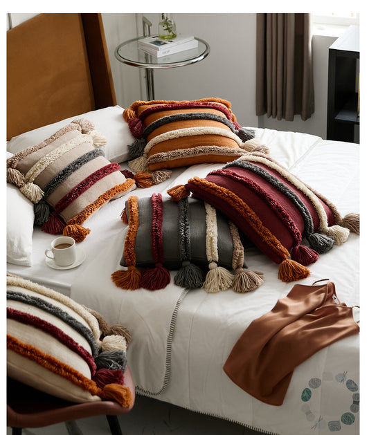 Woven Boho Cushion Cover Home Decorative Pillow Case 45*45 cm