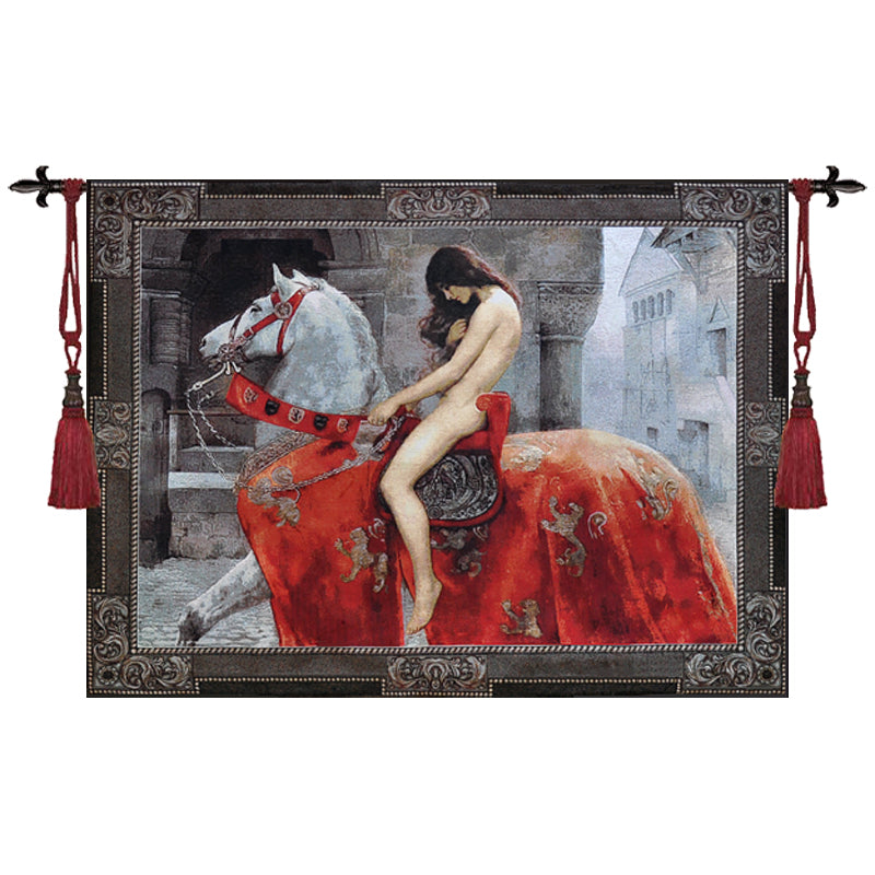 Lady Godiva John Collier Wall Tapestry woven tapestry 138 x 105 cm