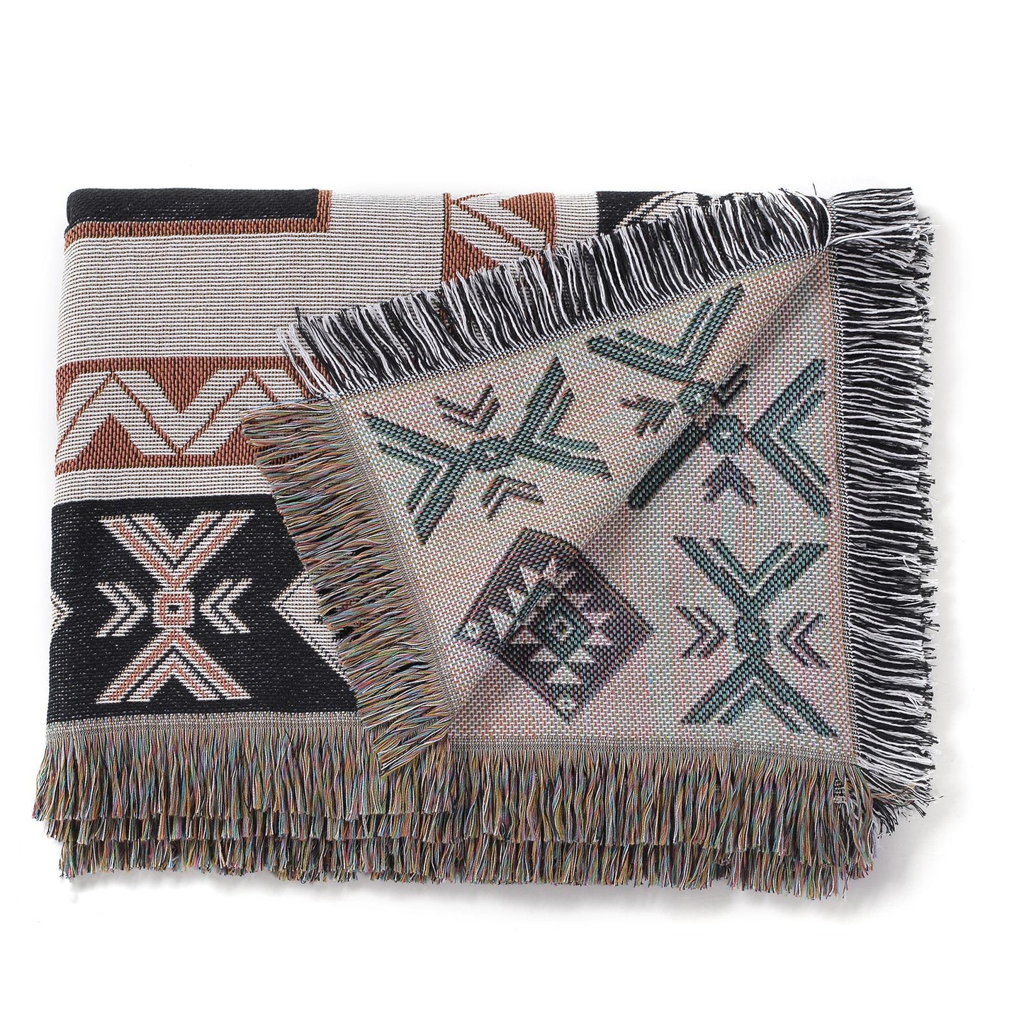 Boho Wovne Throw Blanket Picnic Blanket Sofa Covers 130 x 160 CM