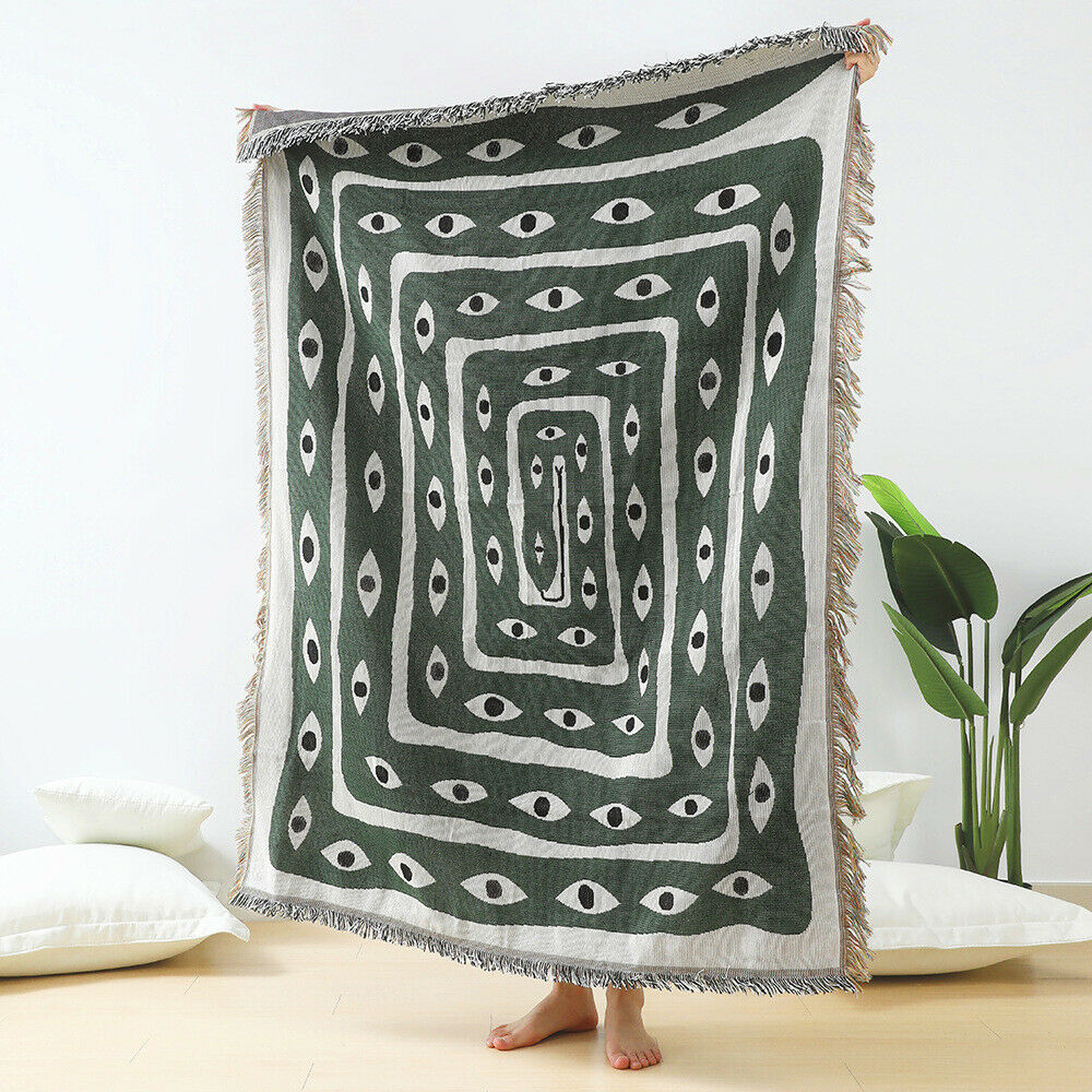 Snake Tapestry Throw Blanket Sofa Bed Covers Soft Cotton Picnic Blanket 130*160CM