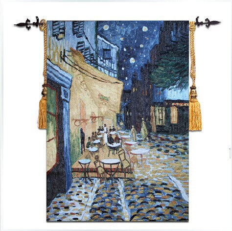 The Café Terrace at Night-Tapestry Wall Hanging Wall Arts 100X 138 CM